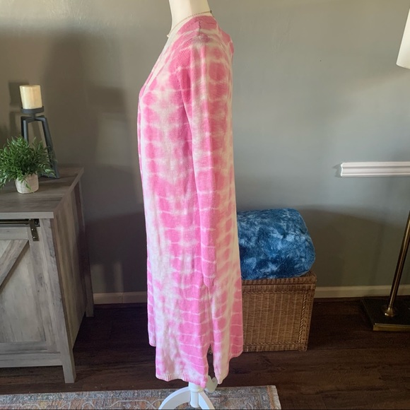 Tie Dye Longline Cardigan - Picture 3 of 8